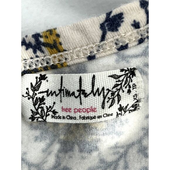 Intimately Free People Paisley Cotton Tank Top Sze XS Boho Keyhole Back Bohemian - Picture 8 of 10